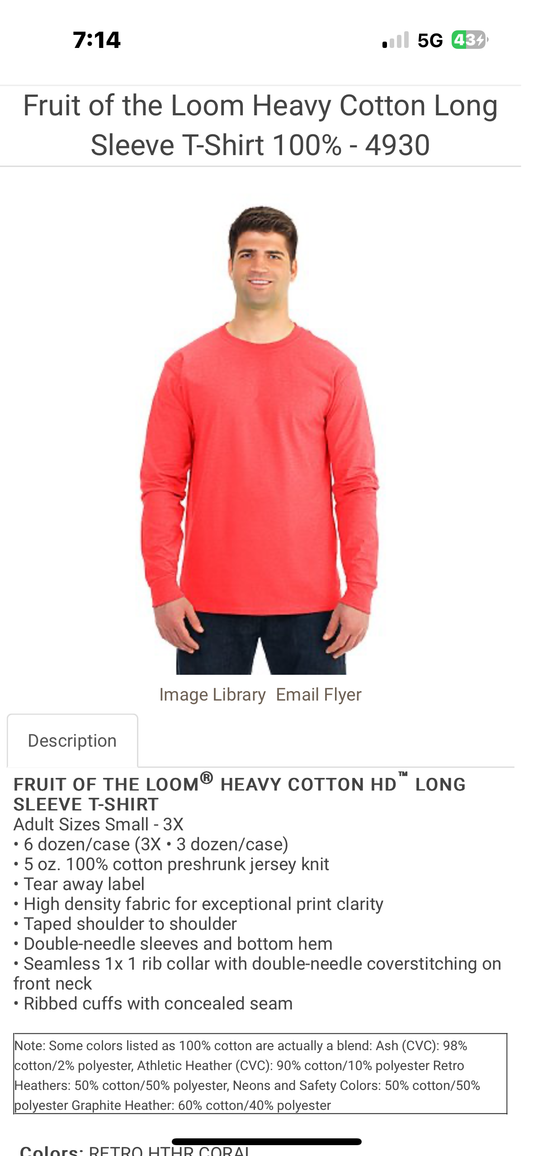 Long Sleeve T shirt